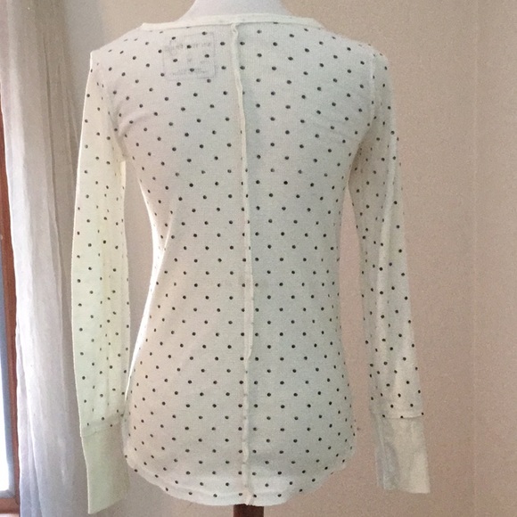 We The Free thermal looking shirt, round neck, back seam, long sleeves, Medium - Picture 3 of 8